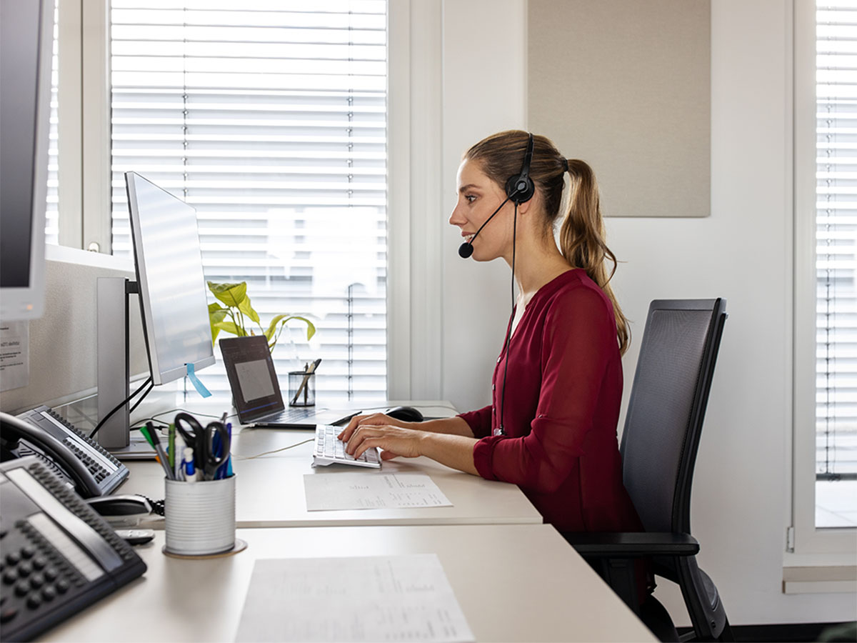 Kundenbetreuung in der Position des IT-Supports