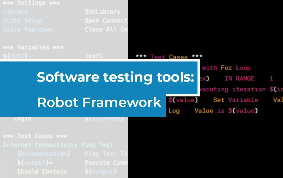 Robot Framework je open-source tool