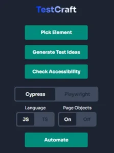 Inštalácia Testcraft