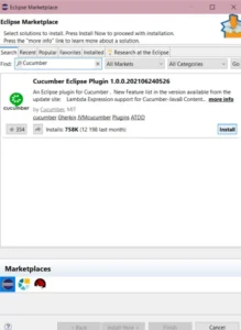 Cucumber inštalácia na Windowse 