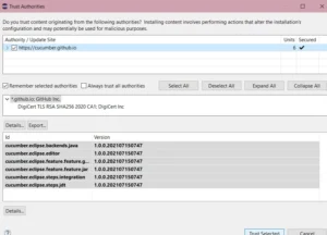 Cucumber inštalácia na Windowse 